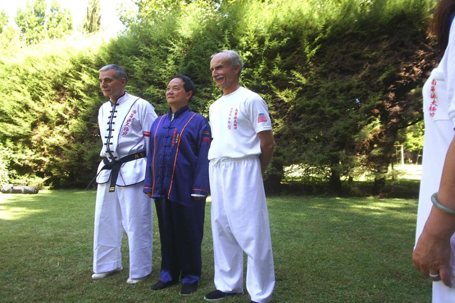 Sergio Huneeus con el Maestro Sim Pooh Ho